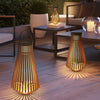 Portable Wood Led Garden Lights Ha076289