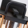 Lantern Shaped Waterproof Glass Industrial Outdoor Wall Sconce Lighting
