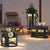 Round Solar Powered Outdoor Lights Ha080964
