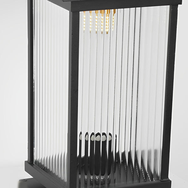 Retro Glass Modern Solar Fence Post Lights Li002318