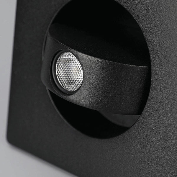 Round Square Adjustable Led Recessed Nordic Wall Lamp