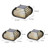 Black Lattice Hardiwred Solar Outdoor Post Pier Mount Light