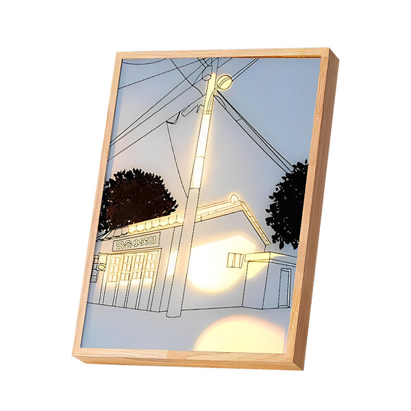 Ins Dimmable Led Painting Night Light Ha090908
