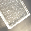 Rectangular Bubble Crystal Outdoor Wall Lamp Li002108