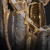 Feathers Glass Modern Chandelier Li002508