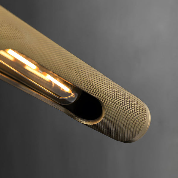Modern Knurled Texture Led Bathroom Vanity Light Swiveling Head