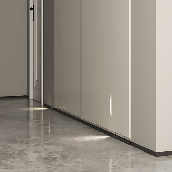 Vertical Motion Sensor Led Stair Light Wall Recessed Contemporary Lighting For Indoor And Outdoor Steps