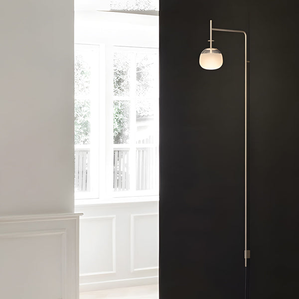 Minimalist Metal Long Pole Arm Tempo Led Wall Sconce