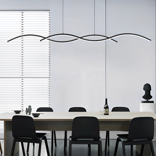 Wavy Lines Kitchen Ceiling Lamp Ha082788