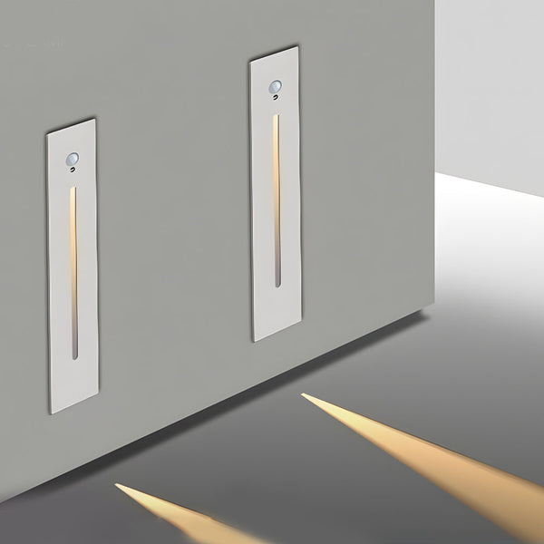 Vertical Motion Sensor Led Stair Light Wall Recessed Contemporary Lighting For Indoor And Outdoor Steps