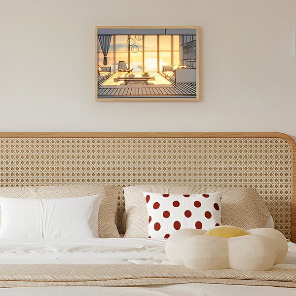 Ins Dimmable Led Painting Night Light Ha090908