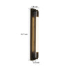 19 68 Acrylic Tube 1 Light Led Wall Lights Indoor Black Gold Chrome Base
