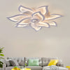 Flower Shaped Three Step Dimming Led Nordic Ceiling Fan Lights