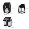 Tungsten Bulb Solar Wall Lanterns Dusk To Dawn Motion Senor Lighting