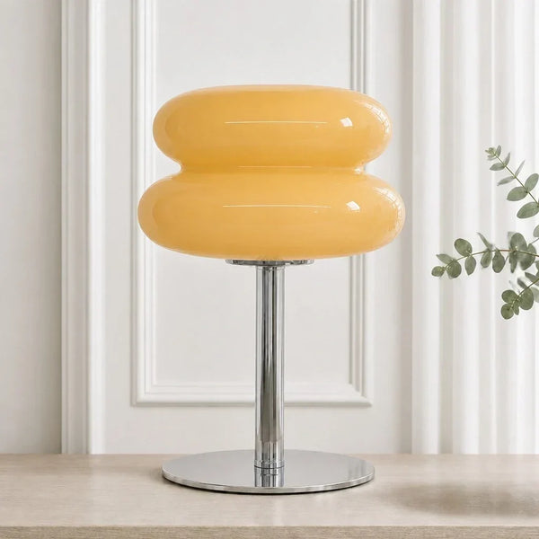 Neelley Modern Bauhaus Glass Table Lamp for Bedside & Desk – LAMPCOZY