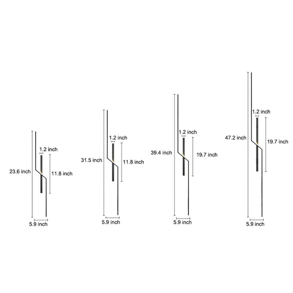 Lines Creative Wall Sconces Lighting Ha082436