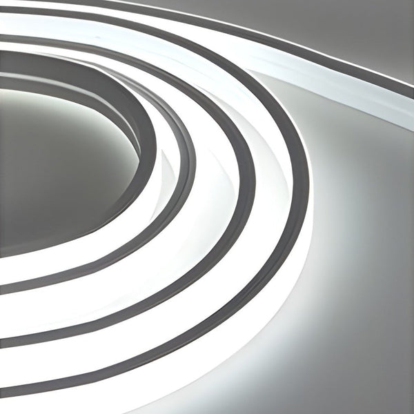 24V Waterproof Recessed Silicone Side Emitting Flat Led Strip Lights For Step And Deck Lighting