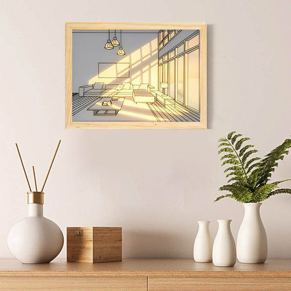 Ins Dimmable Led Painting Night Light Ha090908