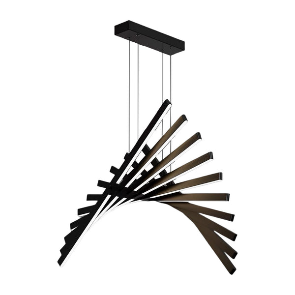 Waves Fishbone Pendant Light Ha084944