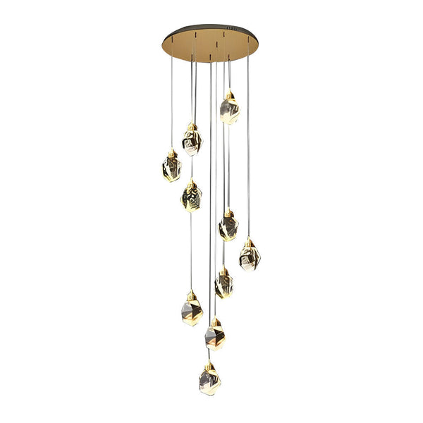 Spiral Duplex Staircase Chandelier Ha085019