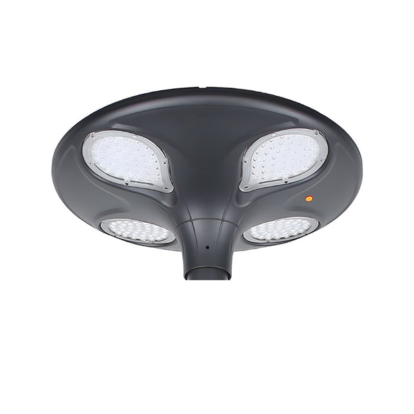 Outdoor Black Led Solar Lamp Post Street Light