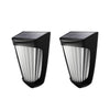 2Pcs Outdoor 10 Led Solar Fence Lights Waterproof