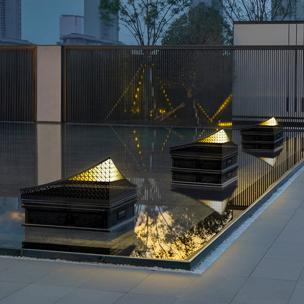 Asian Style Waterproof Outdoor Landscape Decorative Atmosphere Light For Villa Pool Lawn
