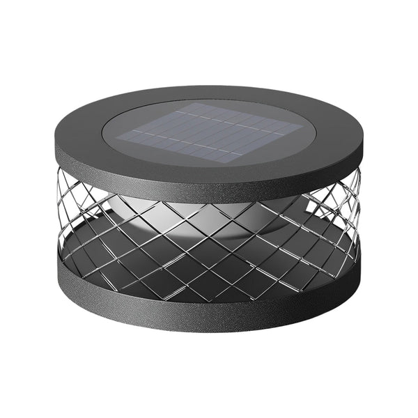 Round Solar Post Caps Light Ha091119