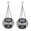 2Pcs Solar Outdoor Lantern Ha084664