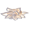 Flower Shaped Three Step Dimming Led Nordic Ceiling Fan Lights