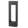 Hollow Square Waterproof Led Black Outdoor Lawn Light