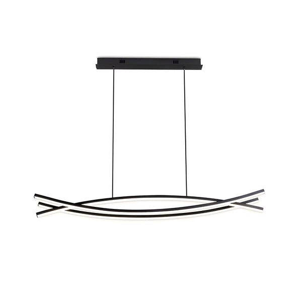 Long Lines Led Dimmable Chandelier Dining Room Light Fixtures