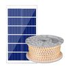 Warm Color Adjustable Solar Outdoor Led Strip Lights With Remote