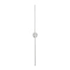 1 Pc Black Modern Rotatable Linear Led Wall Light Sconces