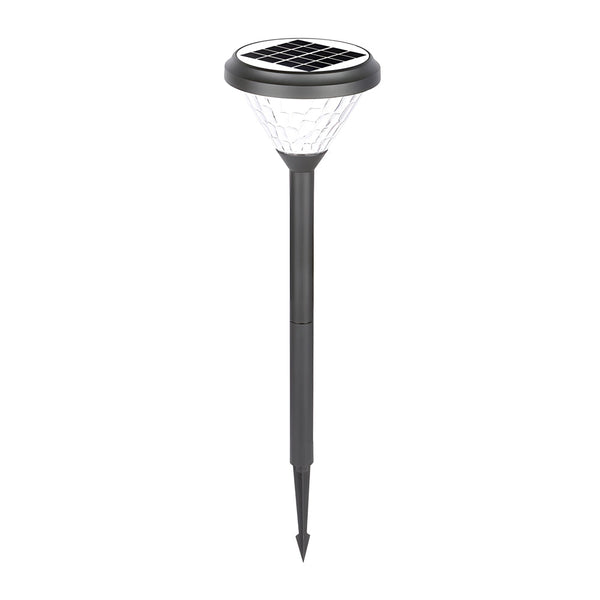 Black 27 6 Inch H Solar Led Path Lights With Stake