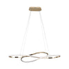 Wavy Double Ceiling Hanging Lamp Li002264