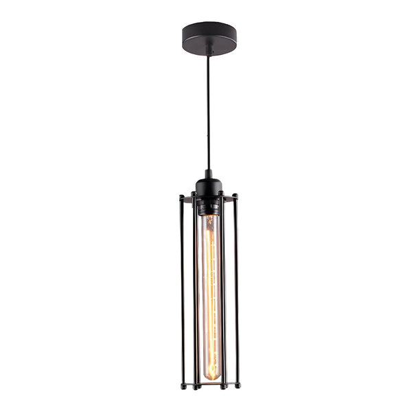 Retro Led Black Pendant Light Ha077320