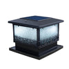 Square Solar Fence Post Lights Ha077384