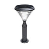Black Solar Led Bollard Path Light For Garden
