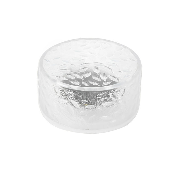 4 Pcs Integrated Led Round Ice Bricks Lights Steps Lighting For Christmas Ambience