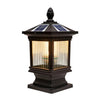 Vintage Waterproof Solar Fence Post Light Ha083051