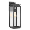 Rectangular Black Outdoor Wall Lamp Li002101