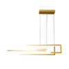 Strips Geometric Led Dimmable With Remote Control Nordic Dining Chandelier Li002745