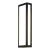 Rectangular Black Modern Outdoor Wall Lamp Li002194
