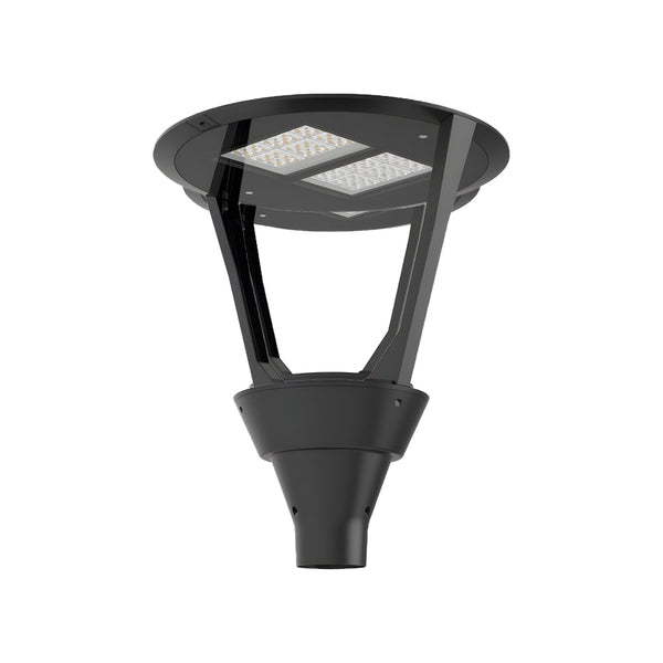 21 Inch Black Post Top Led Light Fixture