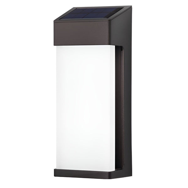 Rectangular Led Outdoor Solar Sconce Light