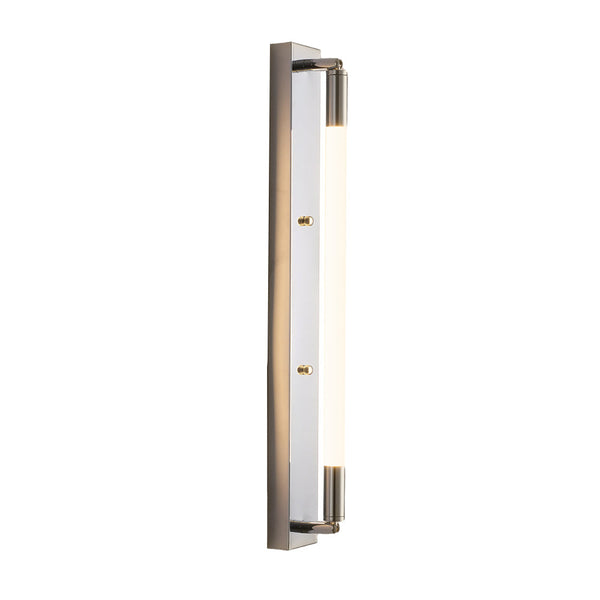 19 68 Acrylic Tube 1 Light Led Wall Lights Indoor Black Gold Chrome Base