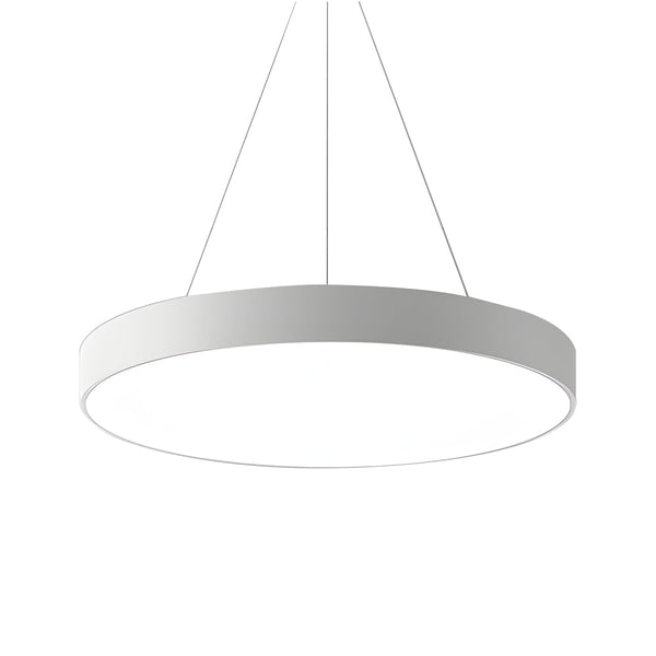 Round Pendant Led Office Lighting Modern Suspended Luminaires For Workspace