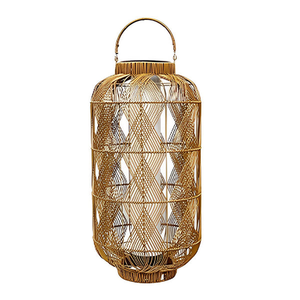 Rattan Portable Solar Floor Lamp Ha088303