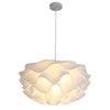 Flower Shaped Led White Pendant Light Li001928